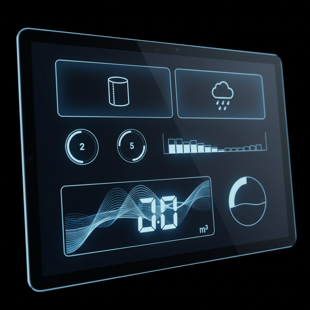 Screen showing secondary containment calculator interface with input fields.