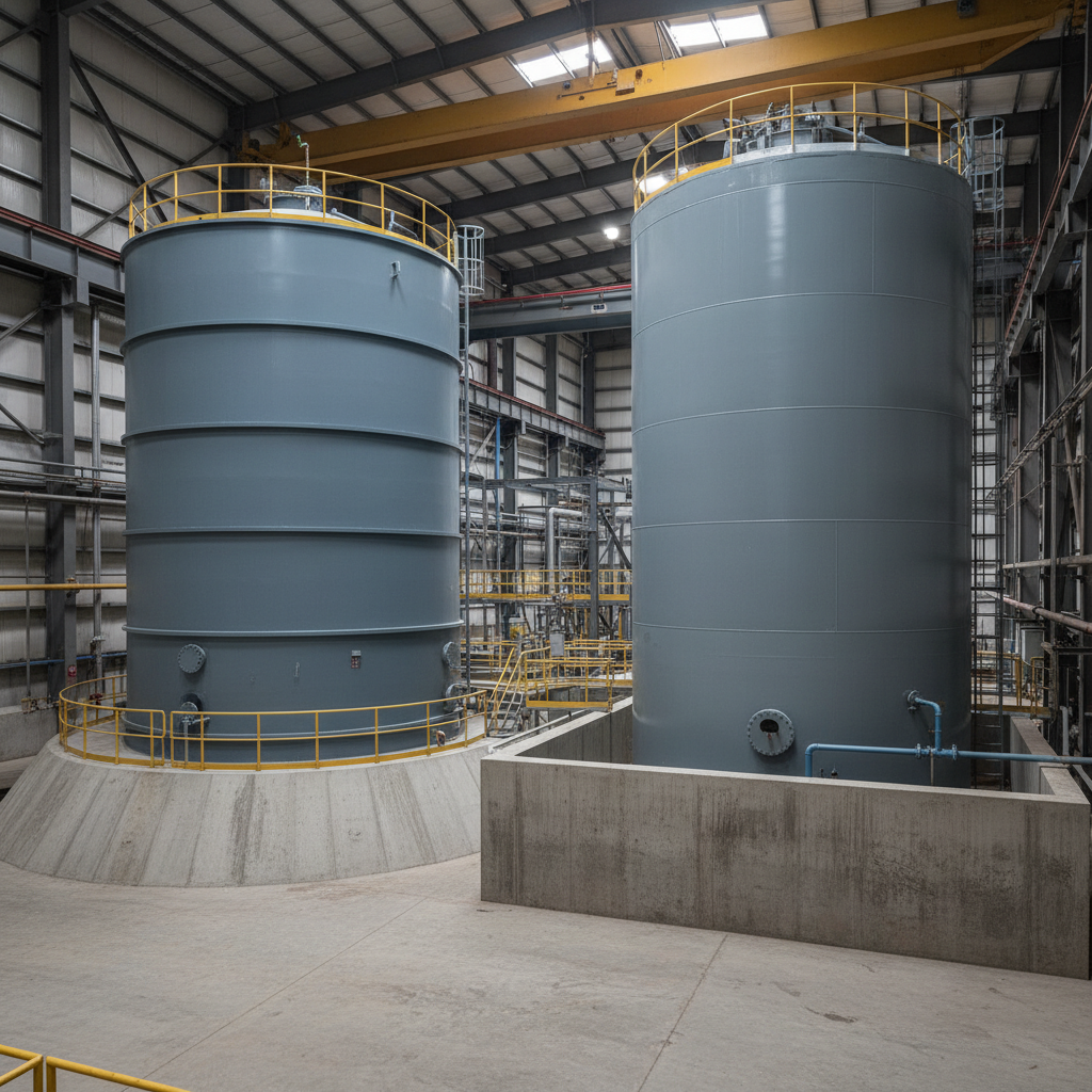 Double-wall and single-wall tanks with cost-related features.