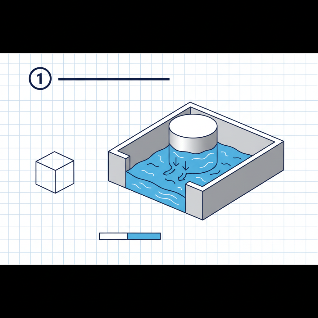 Visual guide with formulas, tank diagrams, and calculation notes.