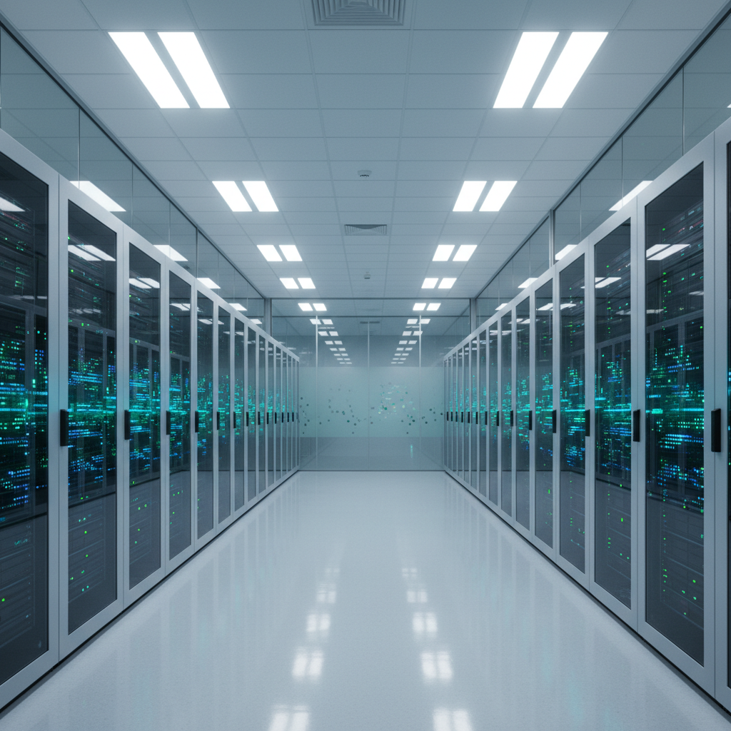 Data center with servers for SPCC compliance tracking.