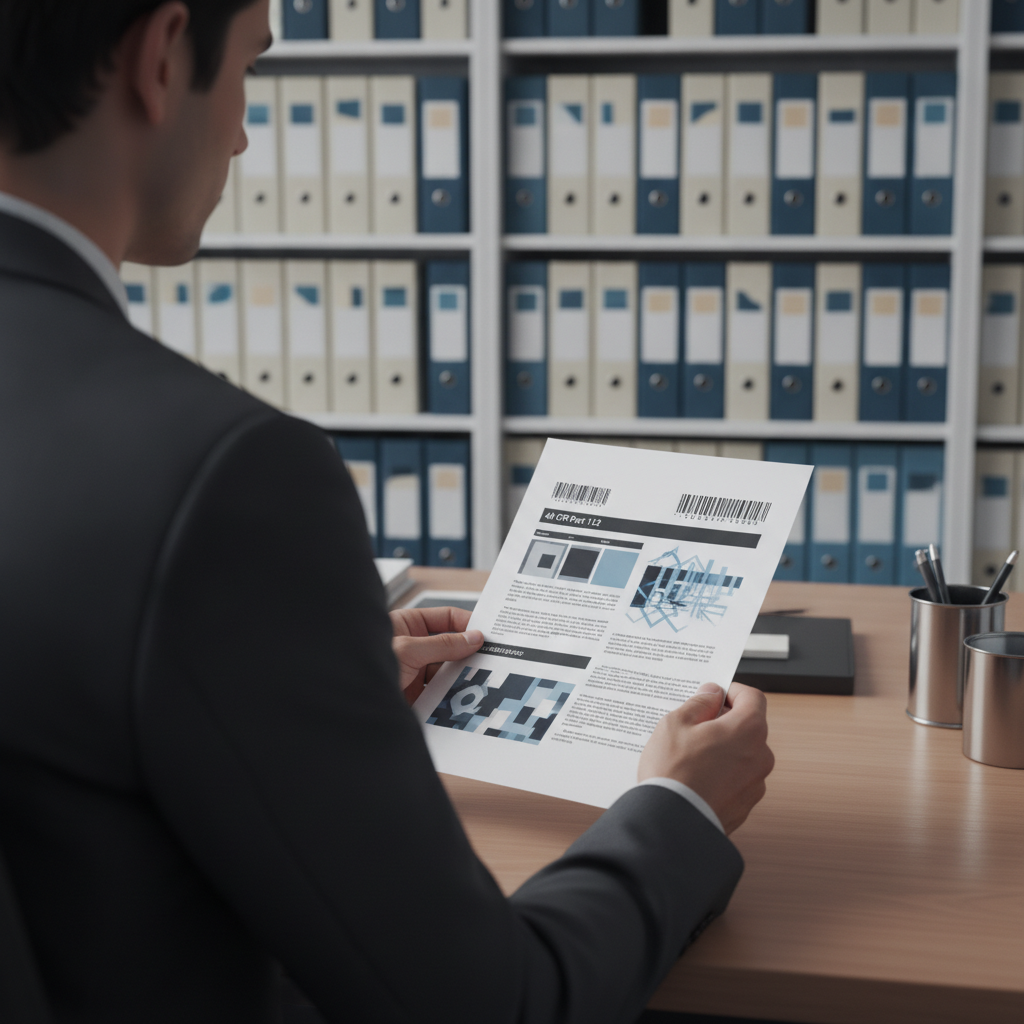 Professional reviewing SPCC plan template with regulatory compliance documents