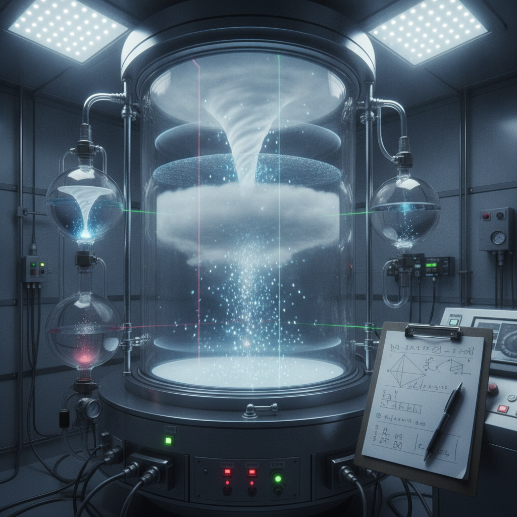 Containment area with tanks and calculation notes, technical setup.